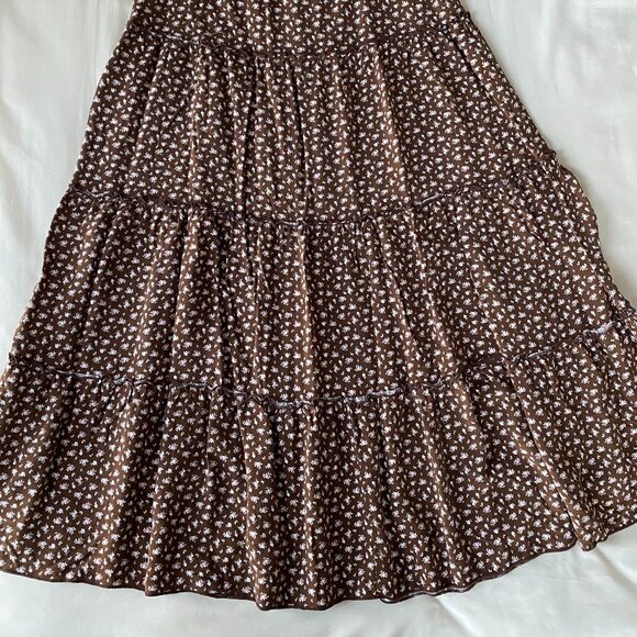 Aeropostale Floral Tiered High-Waisted Maxi Skirt - Picture 3 of 4